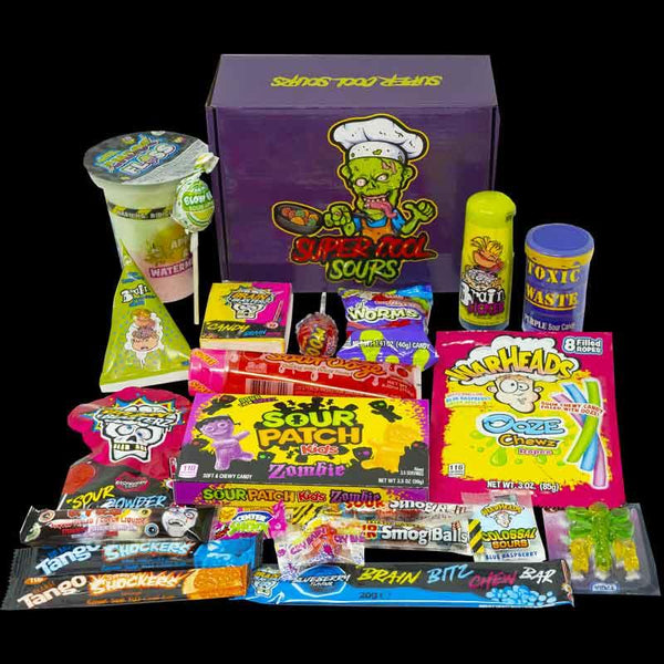 Sour Shockers Sour Candy With Bubblegum Centre 200