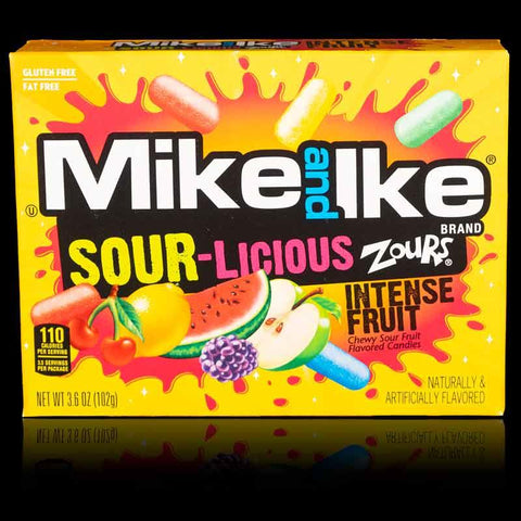 Mike & Ike Sour-Licious Sours Intense Fruit