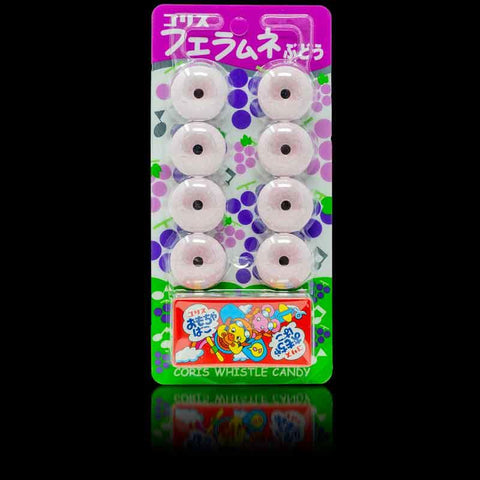 Fue Ramune Whistle Candy, Grape Flavour 22g