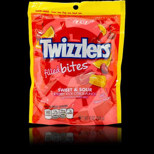 Twizzlers Soft Filled Bites Sweet & Sour 226g